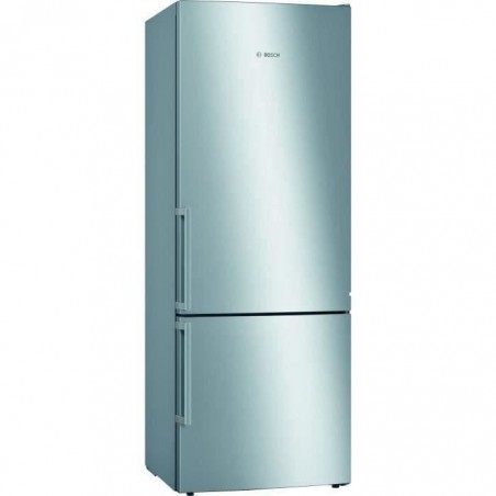 BOSCH KGE58AICP Réfrigérateur combi - 495 L (377 L + 118 L) - Brassé LowFrost - HxLxP 191 x 70 x 77 cm - Inox