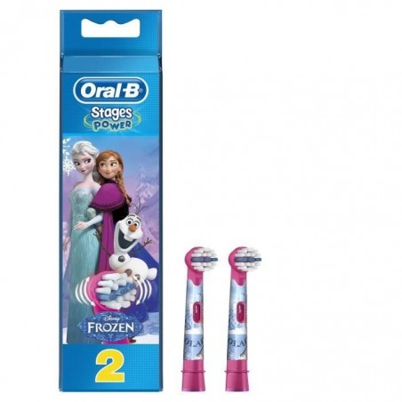 Oral-B Stages Power Brossettes de rechange avec les personnages de La Reine des Neiges x2