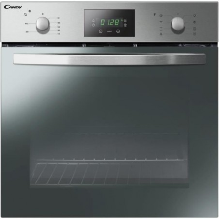 CANDY FCS245X - Four électrique - Encastrable - Convection naturelle - Catalyse - 71L - A - Inox - Porte miroir