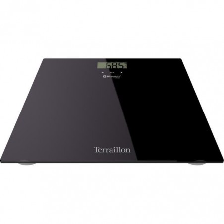 TERRAILLON 14450 Imc Body Relax Pèse-personne connecté - Plateau en verre 30 x 30 cm - Noir