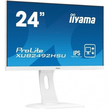 Ecran PC - IIYAMA ProLite XUB2492HSU-W1 - 24 FHD - Dalle IPS - 5ms - HDMI-VGA-DisplayPort