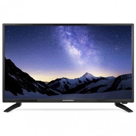 SCHNEIDER - LED24SC410K - Téléviseur Led - 59.9 cm - Mega contraste - 1 HDMI - Noir glossy