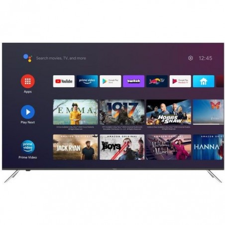 POLAROID SMART TV ANDROID QLED 65 165cm BORDERLESS 4K UHD - Google Assistant WiFi Bluetooth Netflix YouTube - 4x HDMI - 3x USB