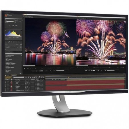 Philips Brilliance Moniteur LCD avec port USB-C 328P6VUBREB-00, 80 cm (31.5), 3840 x 2160 pixels, 4K Ultra HD, LCD, 4 ms, Noir