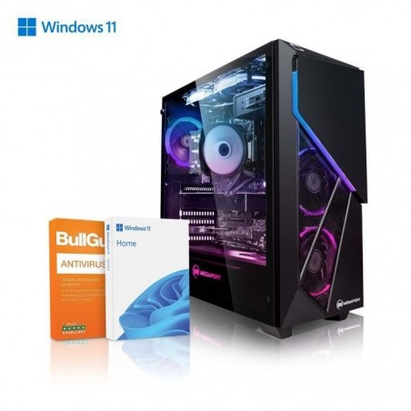 Megaport Gamer PC Luxury i7-11700F 8x 4.9GHz Turbo GeForce RTX3050 16Go 1000Go M.2 SSD WiFi Windows 11 72-FR