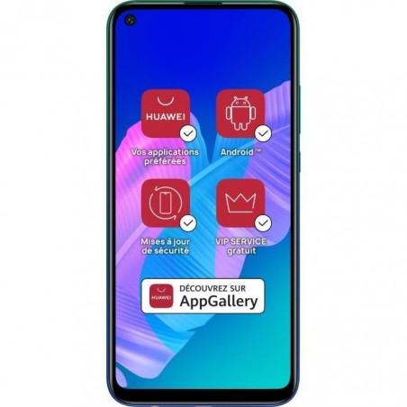 HUAWEI P40 Lite E Aurora Blue 64 Go (Services Google non intégrés)