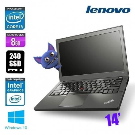 LENOVO THINKPAD T450 I5 5300 2.3Ghz 8GO 240SSD