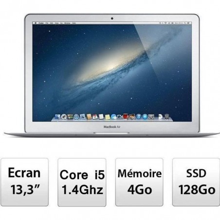 APPLE MacBook Air 13,3 MD760F-B - Stockage 128Go SSD