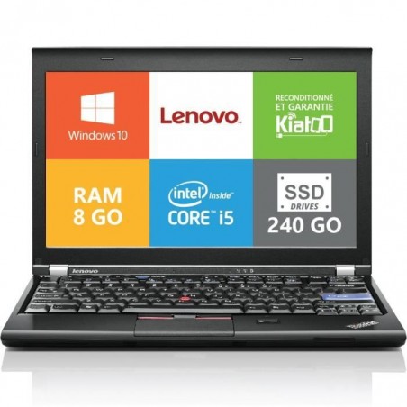 ordinateur de bureau LENOVO X220 core I5 8go ram 240go SSD disque dur,windows10, ordinateur reconditionné Garantie