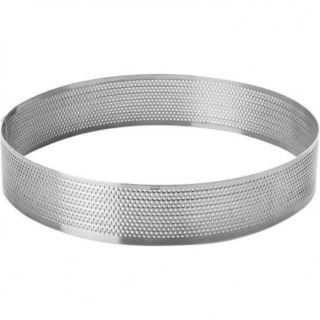 LACOR Cercle à tarte perforé - Ø 24 cm - Inox