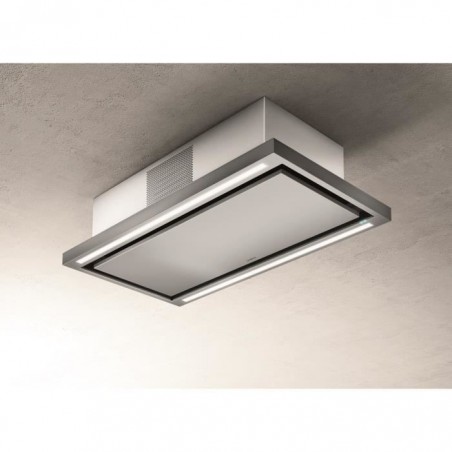 Hotte de plafond ELICA Cloud seven IX - F - 90 PRF0141953 - L 90 cm - Inox - Recyclage - 760 m³ air - h max - 3 vitesses