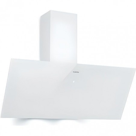 Klarstein Laurel 90 Hotte murale aspirante 90cm 350 m³-h - Eclairage LED - Panneau tactile - Classe B - Blanche