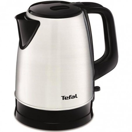 TEFAL KI150D10 Dialog Bouilloire sans fil inox, 1,7 L, Résistance cachée, Filtre anticalcaire, Base pivotante 360°- Inox