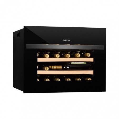 Klarstein Vinsider 34 built-in Cave à vin réfrigérée encastrable 1 zone 51 litres - 24 bouteilles