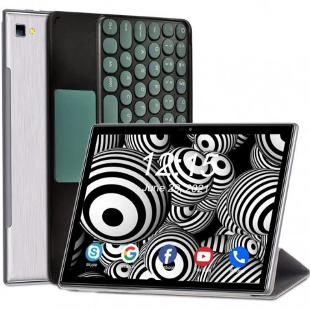 AOYODKG A5 Argent -Tablette Tactile 10.1- Octa-Core -6Go+64Go-Android 10.0 - Dual SIM-WIFI Bluetooth Tablette