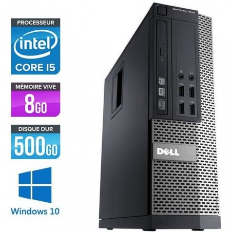 Pc de bureau Dell 790 - Core i5-2400 - 8Go - 500Go - Windows 10