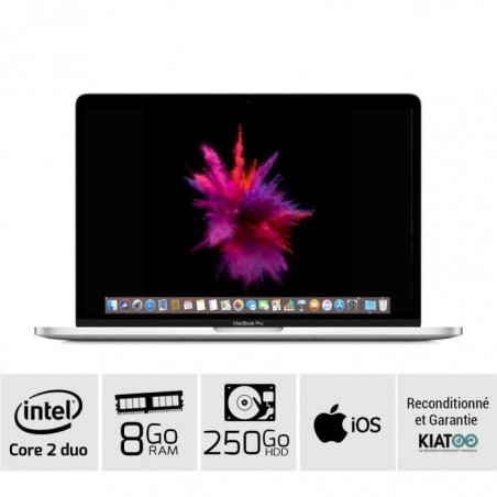 MACBOOK PRO 13 Gris A1278 core 2 duo 8 go ram 250 go HDD disque dur clavier AZERTY