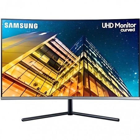 Samsung ECRAN 32'' SAMSUNG LU32R592CWR NOIR UHD VA 4ms 250cd-m² 2500:1 Display Port HDMI Casque 60Hz Incurvé Noir