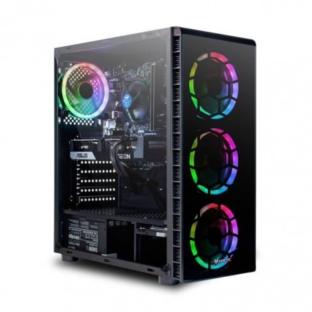 Fierce RGB Gaming PC - Intel Core i5 9400F 4,1 GHz, AMD RX 5600 XT 6 Go, 16 Go 3000 MHz, disque SSD 240 Go, disque dur 1