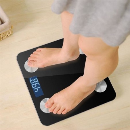 Balance personnelle Bluetooth APP balance corporelle balance de fitness poids analyse IMC 180kg