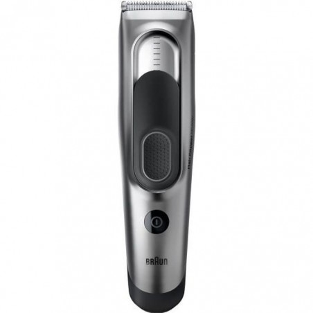 BRAUN Tondeuse pour cheveux HC5090 - 17 longueurs de coupe - 3 à 24mm - 40 minutes d'autonomie - Noir - Grise