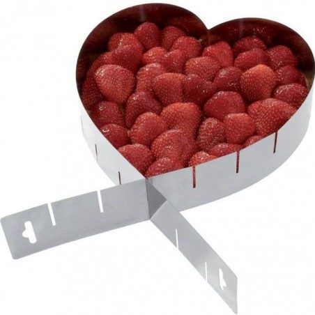 Westmark - Cadre à gâteau extensible forme cur