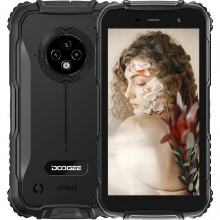 Telephone Portable Incassable DOOGEE S35T Smartphone Robuste 3Go + 64Go Android 11 SONY Caméra triple - Noir