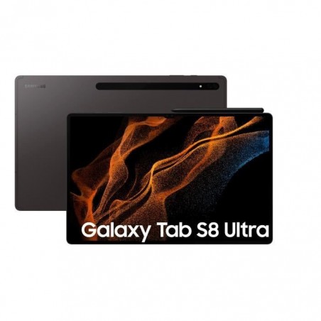 Tablette tactile - SAMSUNG - Galaxy Tab S8 Ultra Version 5G - 14,6 Super AMOLED - RAM 12 Go - Stockage 256 Go - Qualcomm SM8450