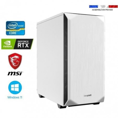 PC Gamer intel I9-11900F - GeForce RTX 3070Ti 8GO - 64GO RAM - SSD 1000GO + HDD 3000GO - WIFI - Be Quiet! Pure Base 500 -
