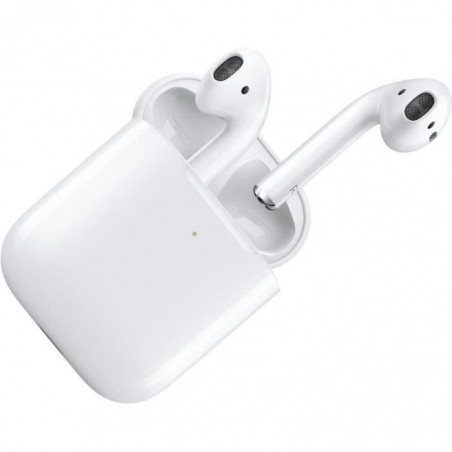 APPLE Écouteurs AirPods 2 - Avec étui de charge - Sans fil