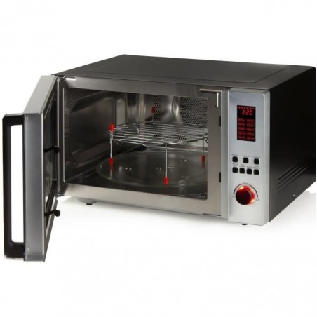 DOMO DO1059CG Micro-ondes combiné 42L - 3-en-1 : Micro ondes 1000W, grill 1300W, convection 2700W - 10 programmes - Minuterie -
