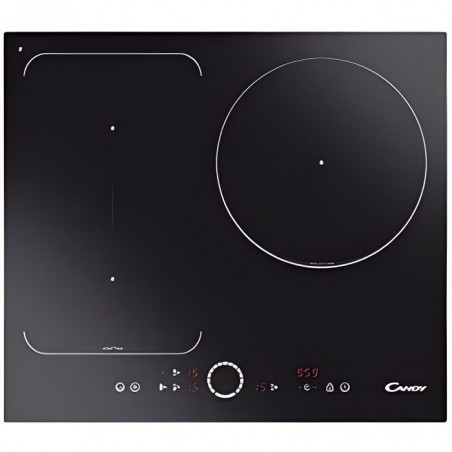 CANDY Plaque de cuisson IND - 3 FOYERS - 7200W - 1 ZONE B_CFA61 Produit neuf emballage abïmé 5,800000 Noir