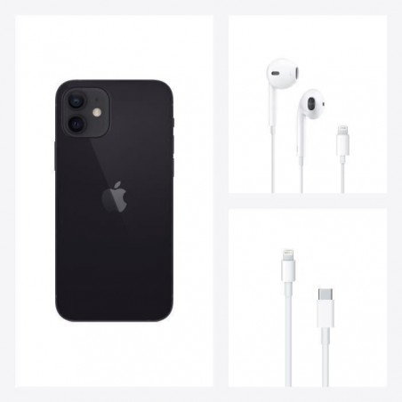 APPLE iPhone 12 256Go Noir - Reconditionné - Etat correct