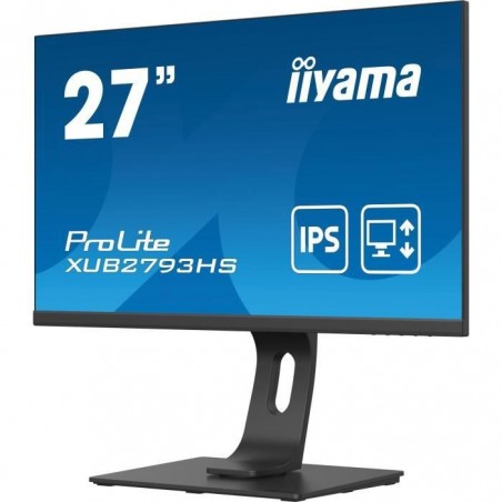 Ecran PC - IIYAMA - PROLITE XUB2793HS-B4 - 27 FHD - Dalle IPS - 4 MS - 75 Hz - HDMI - DisplayPort - VGA -