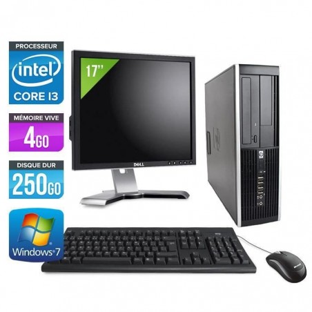 PC HP 8200 - Intel Core i3 - 3.1GHz -4Go +Ecran 17''