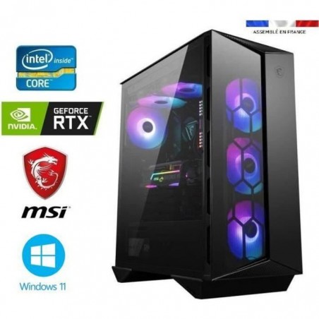 PC Gamer I9-11900F + Watercooling - RTX 3070Ti 8GO - 64GO RAM - SSD 1000GO + HDD 3000GO - WIFI - MSI MPG Gungnir 110R - Windows