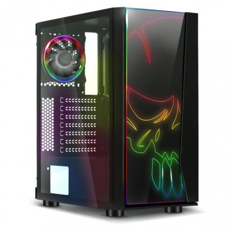 Ordinateur Pc Intel Celeron G5905 - GeForce GT710 2Go - Mémoire 16Go - Disque dur SSD 480Go + 2To - WiFi - Windows 10 GHOST RGB