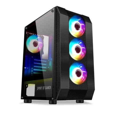Pc Gamer AMD X4 970 - GeForce GT10302Go - Mémoire 16Go - Disque dur SSD 120Go + 2To - WiFi - Windows 10 Rogue 6 RGB