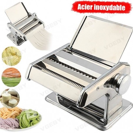 Machine à pâtes pour raviolis, spaghetti, lasagnes. L'appareil à pâte fraiche facile à utiliser et à laver pensée pour vous