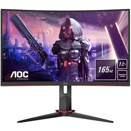 AOC cran gaming incurvé C27G2U 68 cm (27 pouces) (HDMI, DisplayPort, hub USB, temps de réponse de 1 ms, 165 Hz, 1920 x 1080 px,