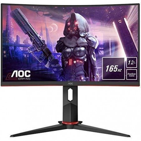 AOC cran gaming incurvé C24G2U 59,9 cm (23,6 pouces) (HDMI, DisplayPort, hub USB, temps de réponse de 1 ms, 165 Hz, 1920 x 1080