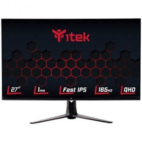 Itek GGF 27 Flat, 2560x1440, Fast IPS, 165Hz, 16:9, 1ms OD, HDMI, 2xDP, USB, Speaker, HDR, Adaptive Sync