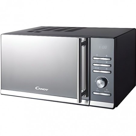 Candy CMGE23BS Micro-ondes avec grill, 23 litres, Noir inoxydable CMGE23BS