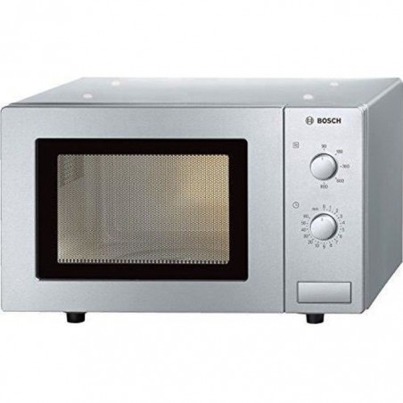 Bosch HMT 72 M 450 Four à Micro Ondes Classique Pose Libre avec Possibilité d'Encastrement 28 cm 17 L 800 W Argenté - - Bosch