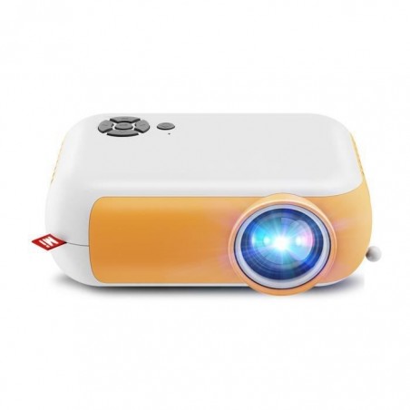 TransJee A10 Mini projecteur LED 480*360 résolution jaune et blanc