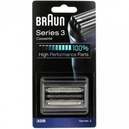 Grille + couteau 32b series 3 noire pour Rasoir Braun - 3665392028048