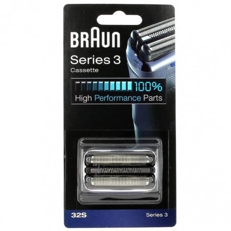 Grille + couteau 32s series 3 argent pour Rasoir Braun - 3665392029519