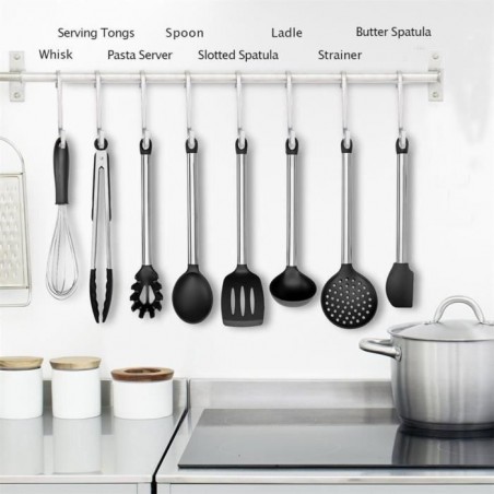 Tonsee®8pcs Kitchen ustensiles de cuisine ensemble de 8 pièces de haute résistance à la chaleur des outils de cuisson