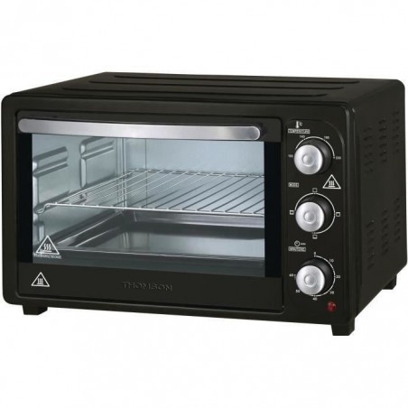 SHOT CASE - THOMSON THEO52910 Mini Four électrique - 100 a 130 C° - Convection naturelle et gril - Poignée en Inox - 1500W - 28L