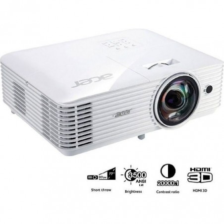 ACER Projecteur DLP (Digital Light Processing) S1286H - 4:3 - XGA - Résolution 1024 x 768 - 3500 lm - 20,000:1 - Avant et